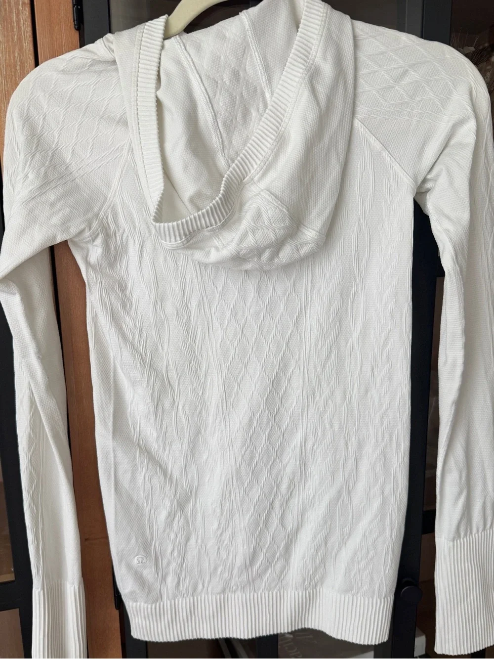 Lululemon Rest Less Hoodie textured sweatshirt long sleeve tee run workout